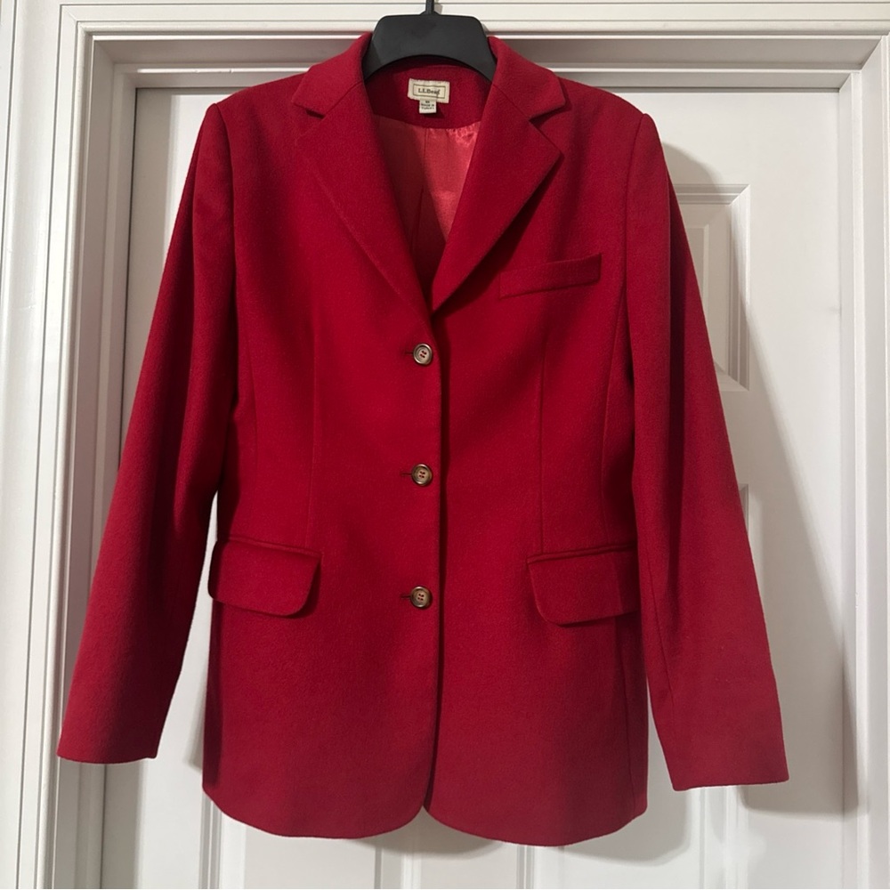 L.L. Bean Classic Red Women's Blazer